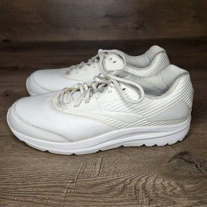 Brooks Addiction Walker 2 Triple White Men's Size 11.5 Narrow Sneakers